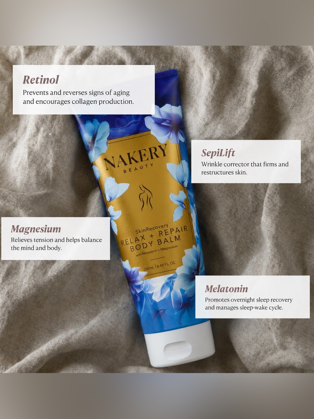NAKERY BEAUTY Relax + Repair Body Balm — New